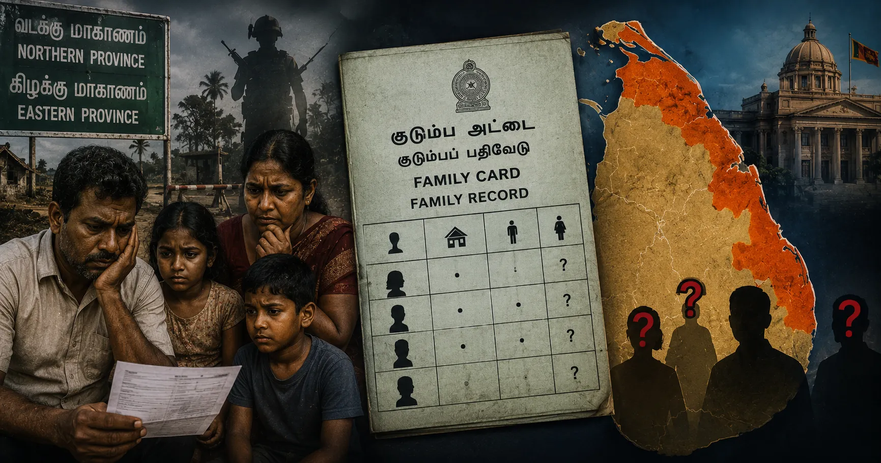 வடக்கு – கிழக்கு மக்களை வேறுபடுத்தும் கொள்கையா…? குடும்ப அட்டை விவகாரம்.