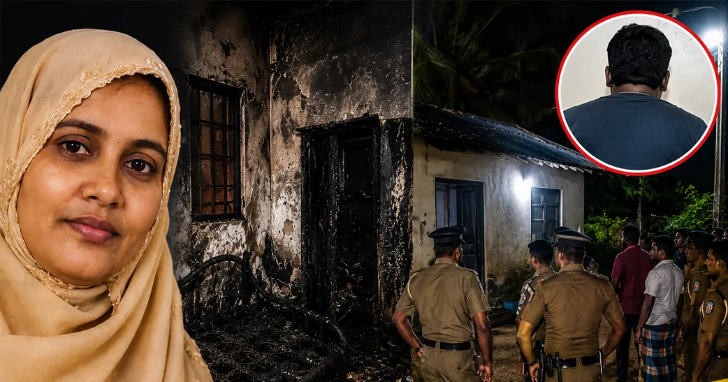 அதிர்ச்சி சம்பவம்…!குடும்பத் தகராறில் மனைவியை உயிரோடு எரித்துக் கொன்ற கணவன்.