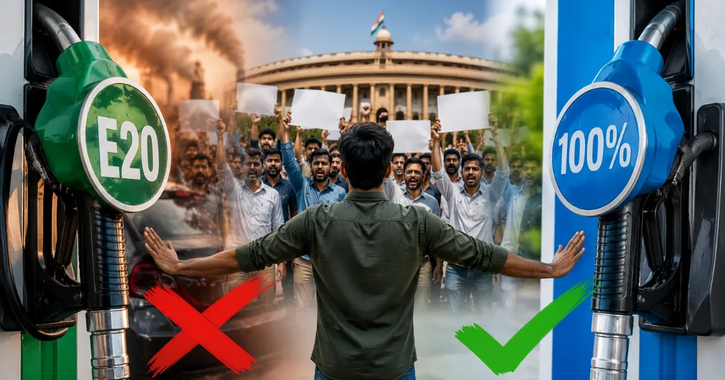 E20 எரிபொருளுக்கு எதிர்ப்பு தீவிரம்…! 100% தூய எரிபொருள் வழங்கக் கோரிக்கை.