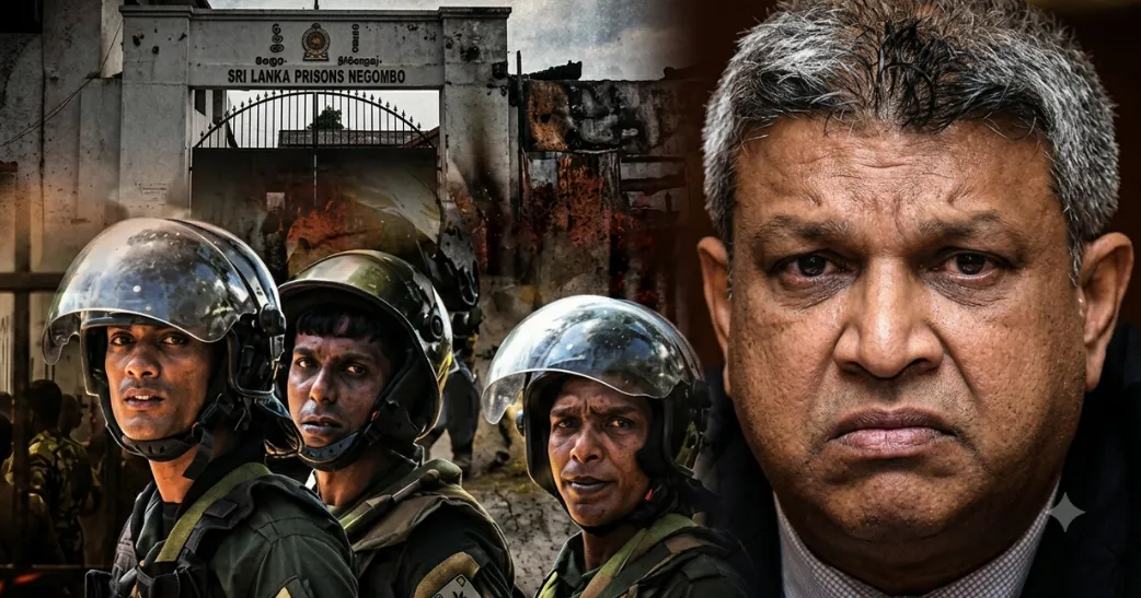 நீர்கொழும்பு சிறை கலவரம்: பதற்றம் கட்டுப்பாட்டில்…! அமைச்சர் வெளியிட்ட முக்கிய தகவல்.