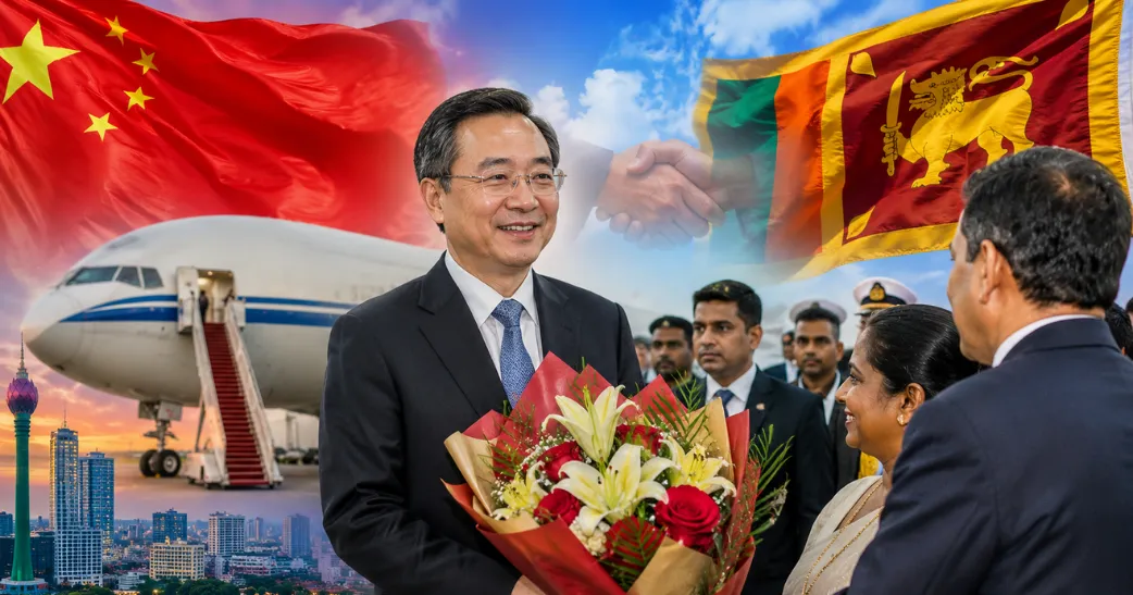 இலங்கை வந்தடைந்த புதிய சீனத் தூதர்…! சீனா–இலங்கை உறவில் புதிய அத்தியாயம்.