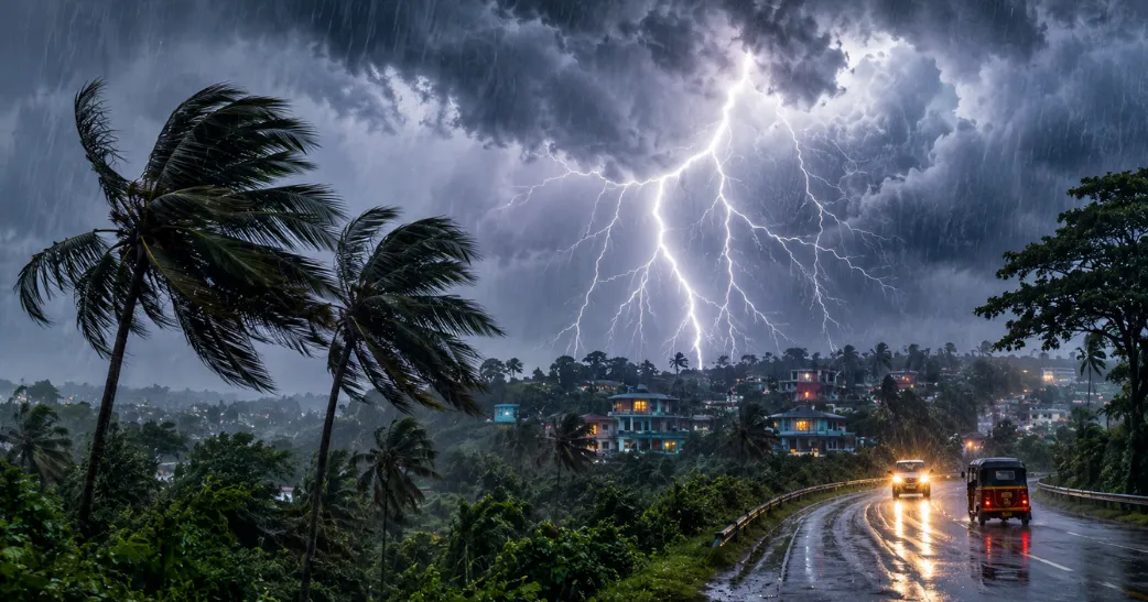 நாட்டின் பல பகுதிகளில் இடியுடன் கூடிய மழை…! மணிக்கு 40 கி.மீ. வேகத்தில் பலத்த காற்று – பொதுமக்களுக்கு எச்சரிக்கை.