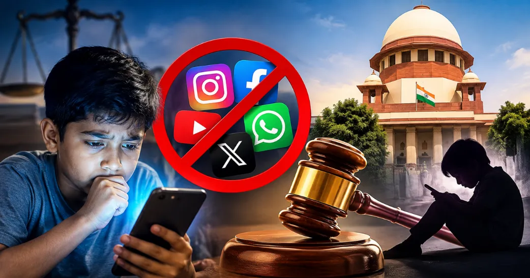 13 வயதுக்குட்பட்ட சிறுவர்களுக்கு சமூக ஊடக கட்டுப்பாடு…! மத்திய அரசு உரிய முடிவு எடுக்க டெல்லி மேல்நீதிமன்றம் உத்தரவு.