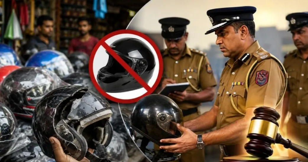 தரமற்ற தலைக்கவச விற்பனை ஒழிக்க விசேட நடவடிக்கையில் அதிகாரிகள்…!