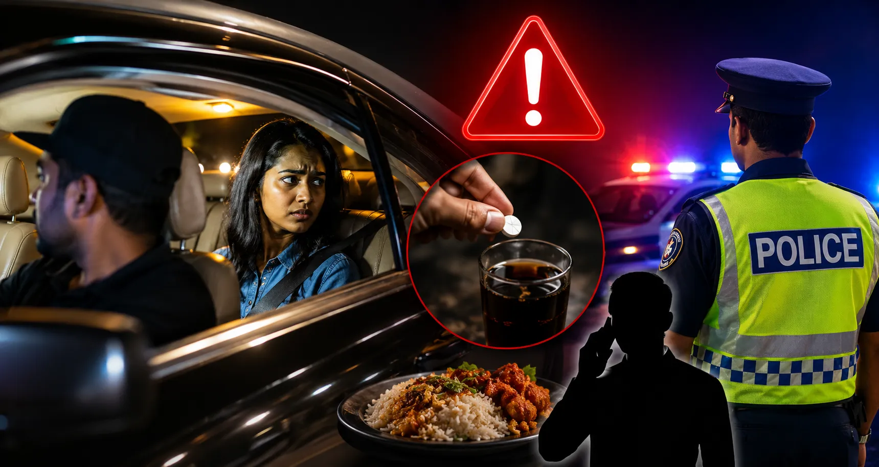 வாடகை வாகனங்களில் பயணிப்போருக்கு அவசர எச்சரிக்கை…! மயக்க மருந்து கலந்த உணவு கொடுத்து கொள்ளை…! காவல்துறை முக்கிய அறிவுறுத்தல்.