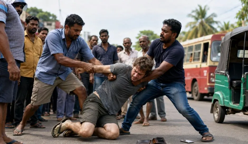 இலங்கையில் கைவரிசையை காட்டிய வெளிநாட்டவர்..மடக்கி பிடித்த மக்கள்..