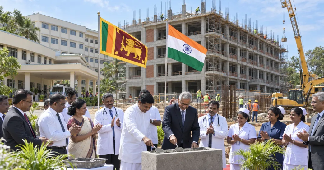 முல்லைத்தீவு மாவட்ட மருத்துவமனையில் ரூ.600 மில்லியனில் புதிய நான்கு மாடி வாட் தொகுதி…! இந்திய நிதியுதவியுடன் நிர்மாணப் பணிகள் ஆரம்பம்.
