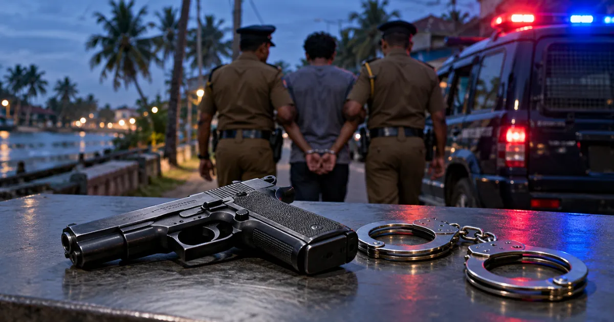 அஹுங்கல்ல துப்பாக்கிச் சூட்டுடன் தொடர்புடைய மேலும் ஒருவர் கைது.